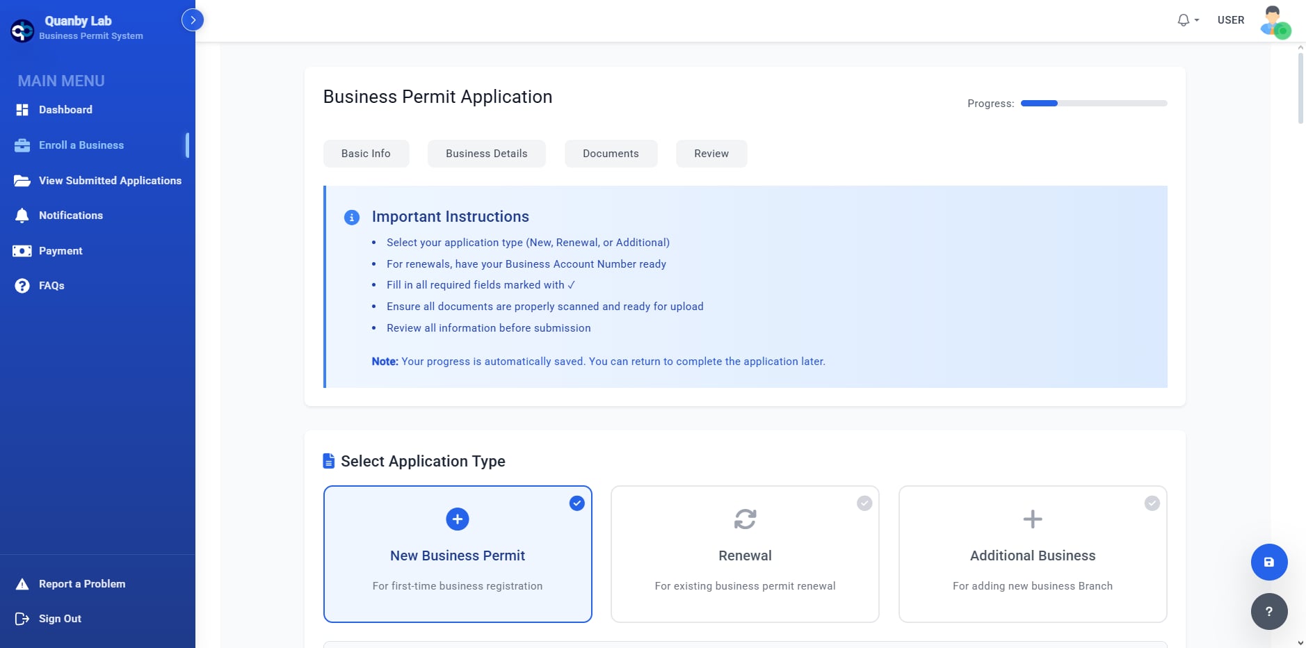 Business Permit Management System