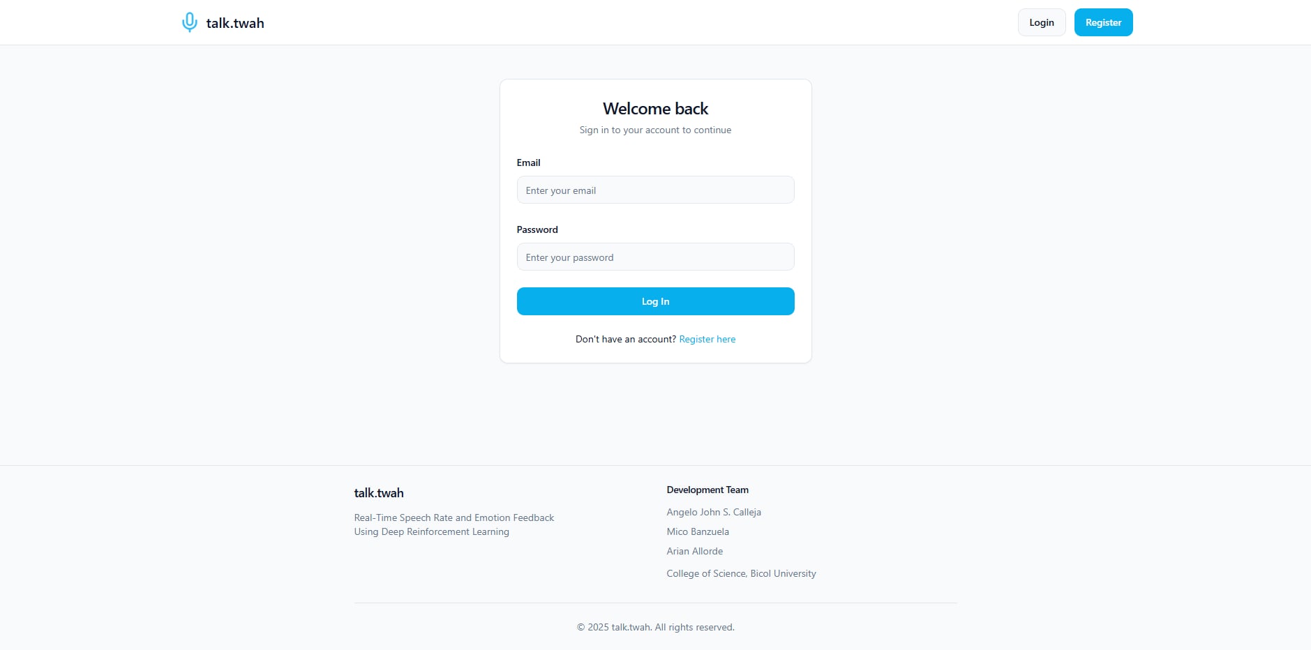 Talk.twah Research Lab